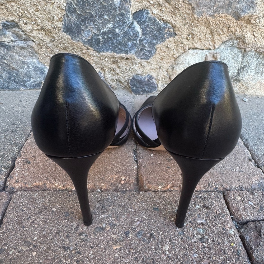 Gucci Malaga Kid Black Strappy Leather Heels Size 38 (8 US) - Picture 8 of 11